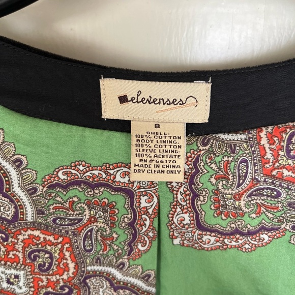 Anthropologie Black Velvet Jacket - Sz 8 - Picture 5 of 6